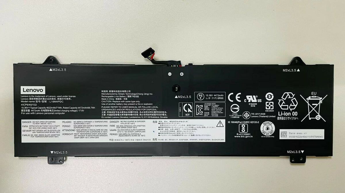 بطارية لابتوب — Lenovo in yoga L19L4PDC