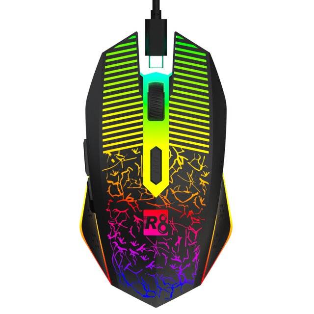 R8 G301 RGB Mouse 2.4G + BT (Black)