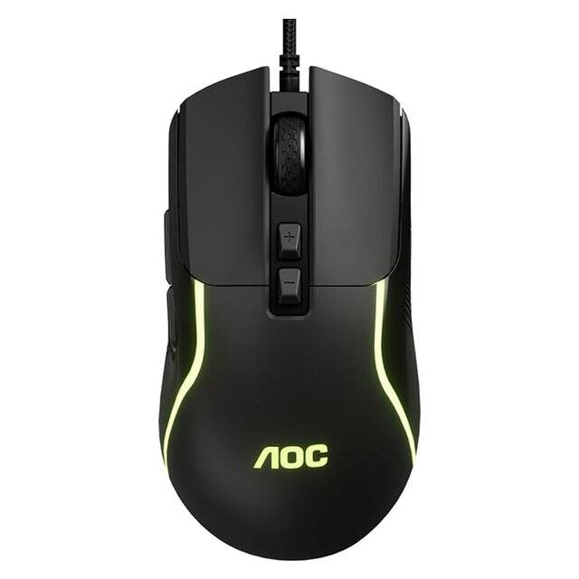 AOC GM170 Wired Mouse (Black)