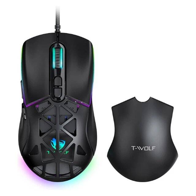 T‑Wolf G520 Wired Mouse (Black)