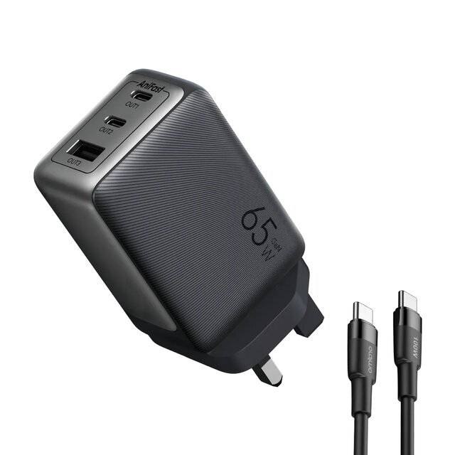 Oraimo OCW‑7652U + 116CC All‑in‑One 65W Charger (Black)