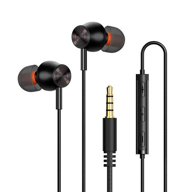Mcdodo 3500 Stereo Earphone 3.5mm (Black)