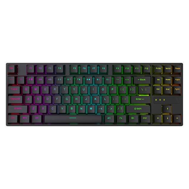 Stinger SK-4000 AR/EN 87 Keys TKL Full RGB Mechanical Keyboard (Black)
