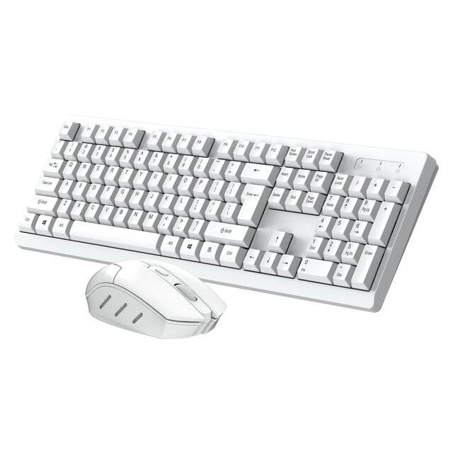 Stinger SKM-200 2.4G AR/EN Keyboard & Mouse 104 Keys (White)