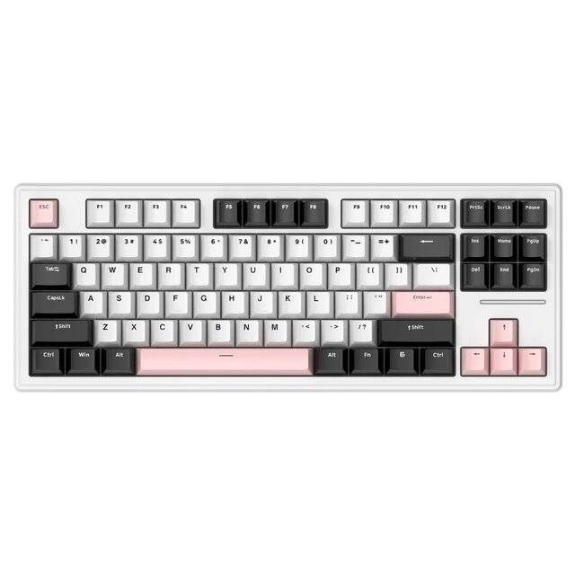 Attack Shark Sweet Cool M87 RGB Keyboard (Pink‑White)