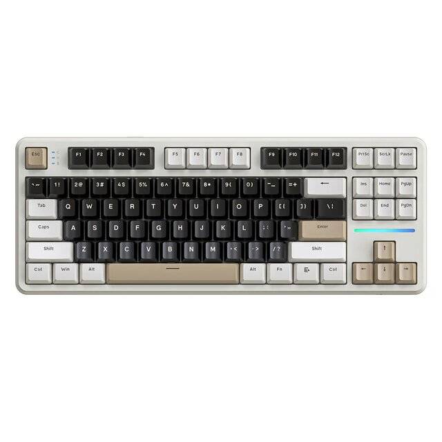 Attack Shark X87 [Tri-Mode] Keyboard (Cheese White)