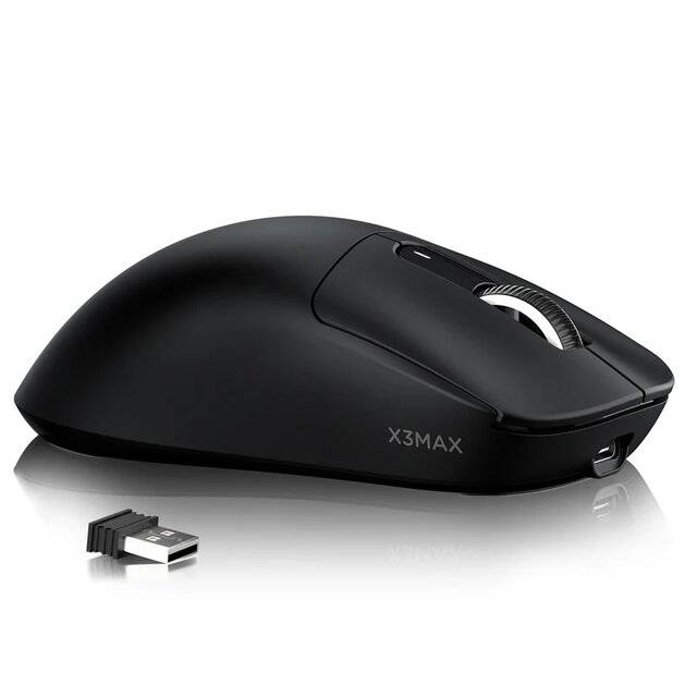 Attack Shark X3 Max Wired‑2.4G‑BT Mouse (Black)