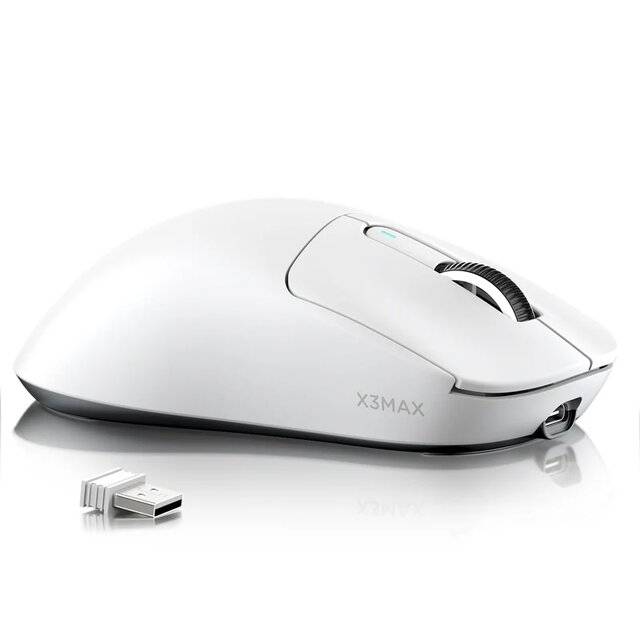 Attack Shark X3 Max Wired‑2.4G‑BT Mouse (White)