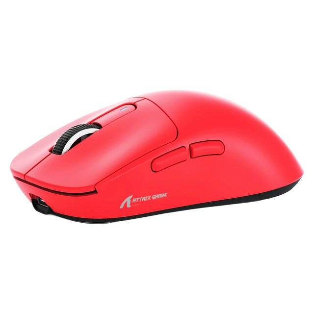 Attack Shark X3 Pro Wired‑2.4G‑BT Mouse (Red)