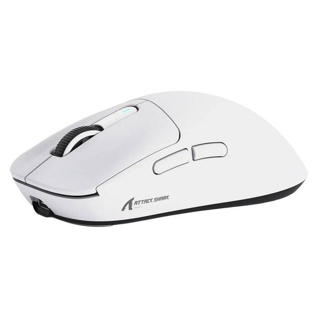 Attack Shark X3 Pro Wired‑2.4G‑BT Mouse (White)