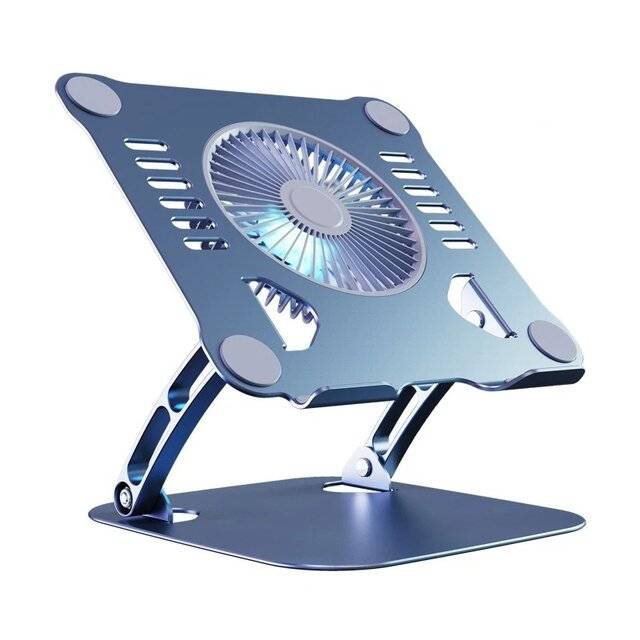 Laptop Stand T628 V5.0 Fan Cooling (Dark Grey)