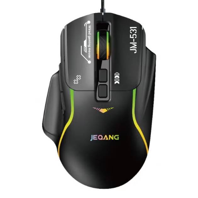 JEQANG 531 Wired Mouse (Black)