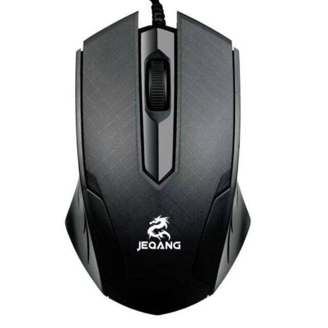 JEQANG 029 Wired Mouse (Black)