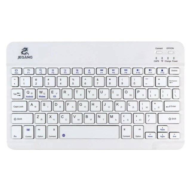 JEQANG 330 BT AR-EN Mini Keyboard (White)