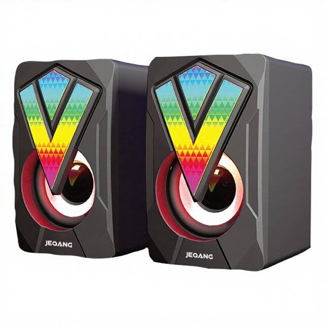 JEQANG JS‑701 RGB USB Speaker (Black)
