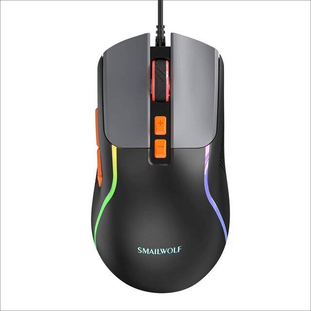 SMAILWOLF M18 Wired Mouse (Black)