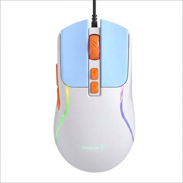 SMAILWOLF M18 Wired Mouse (White)
