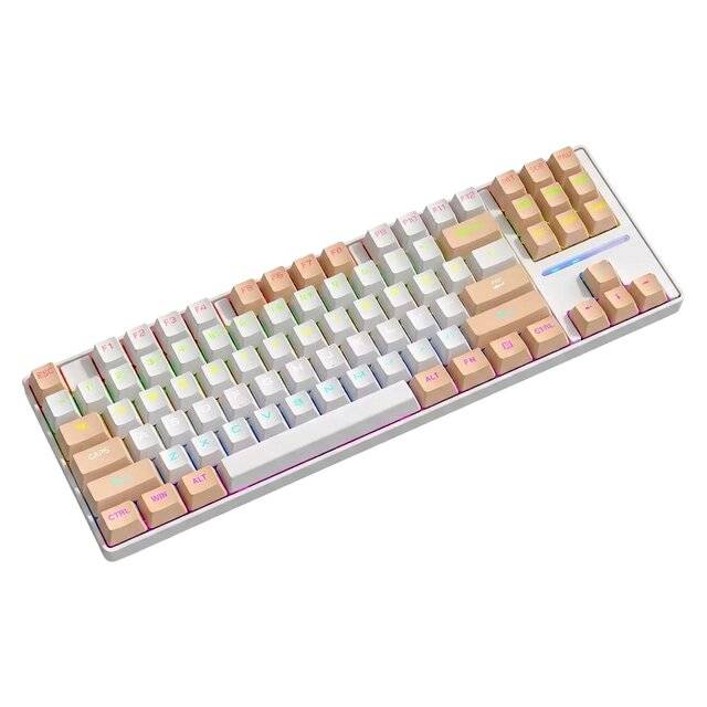 SMAILWOLF SK16 EN Mechanical Keyboard (White Tea 87K)