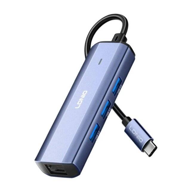 LDNIO DS‑124C USB‑C Hub Adapter