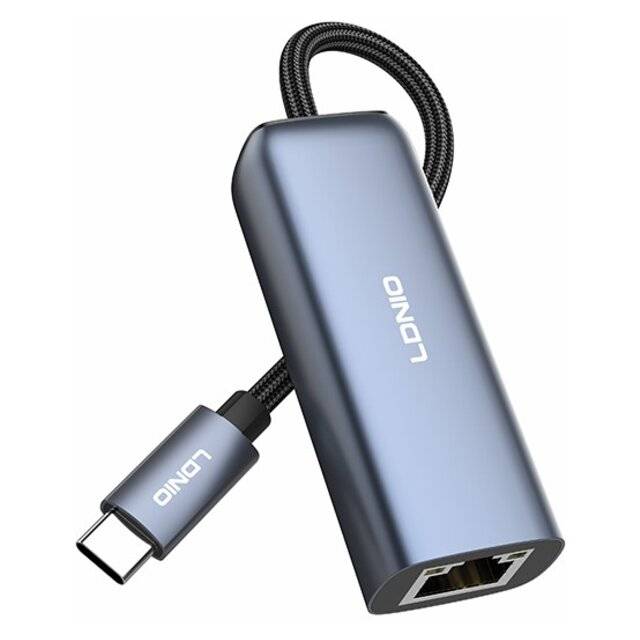 LDNIO RJ‑01C USB‑C to Ethernet Adapter