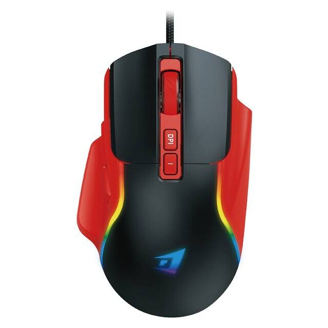 Jertech JR850 Wired Mouse (Black‑Red)