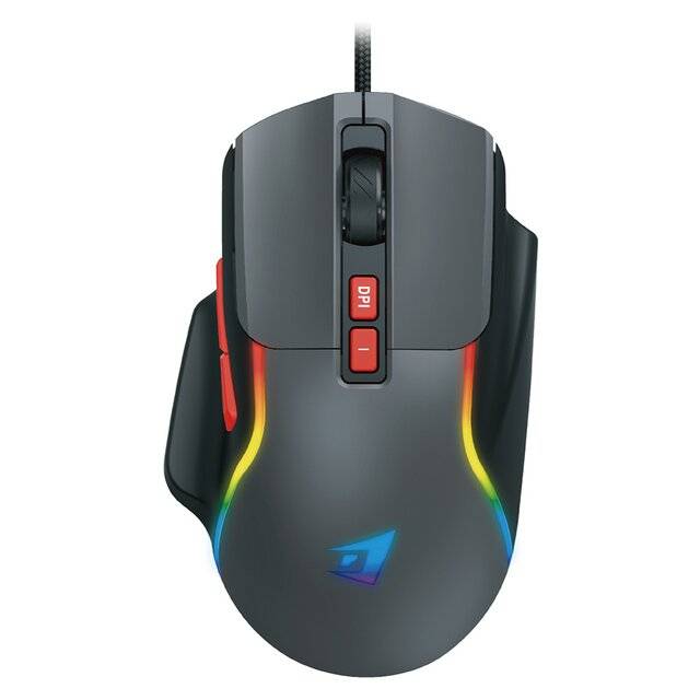 Jertech JR850 Wired Mouse (Black‑Gray)