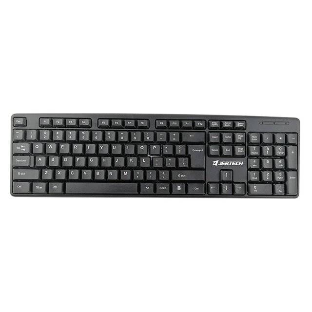 Jertech K328 Wired Keyboard (Black)