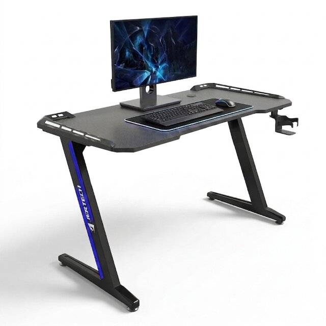 Jertech GD216 Gaming Desk (Blue)