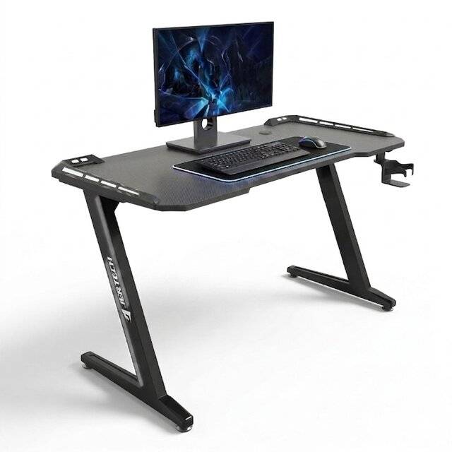 Jertech GD216 Gaming Desk (Gray)