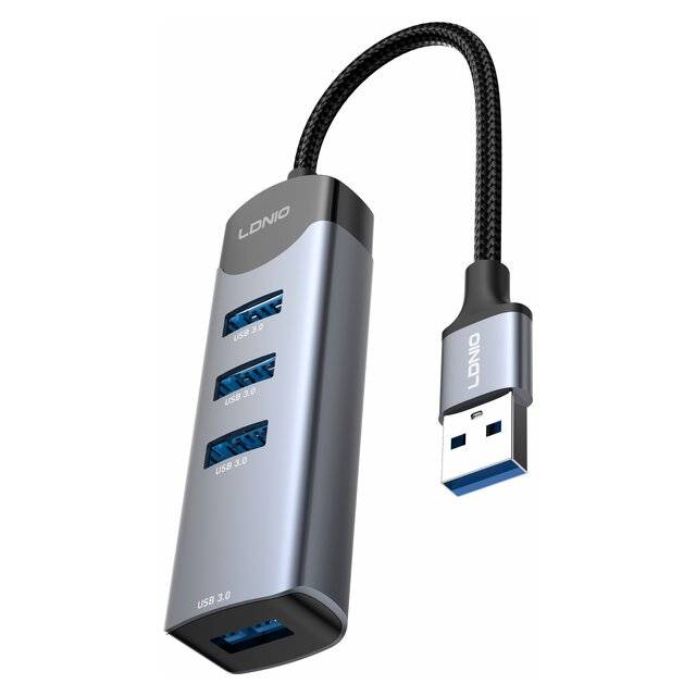 Ldnio DS‑134U 1.2M USB‑A Hub Adapter
