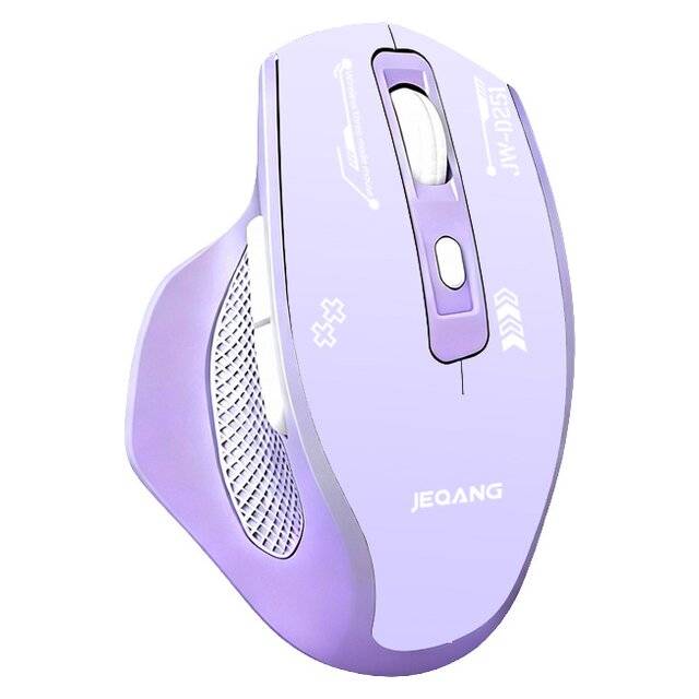 JEQANG JW‑D251 Mouse BT‑2.4GHz + Wired (Purple)