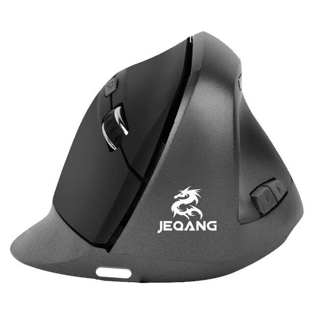 JEQANG JW‑583 Wireless Mouse BT‑2.4GHz (Grey)