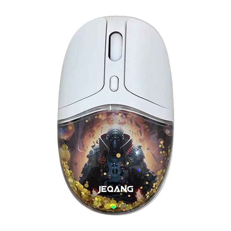 JEQANG JW‑D237 Wireless Mouse BT‑2.4GHz (White)