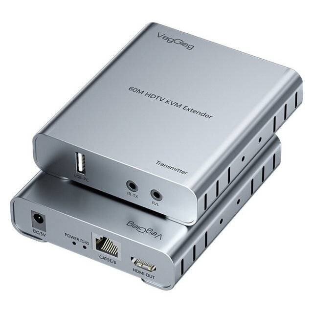 VegGieg V‑HD010 60m HDTV KVM Extender