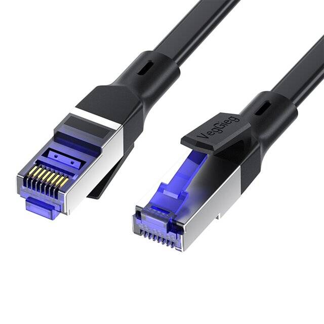 VegGieg V‑E723 (3m) RJ45 FTP CAT7 Flat Patch Cord (Flat)
