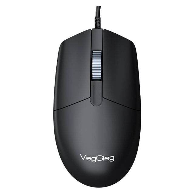 VegGieg G005 Wired Mouse 1.8m (Black)