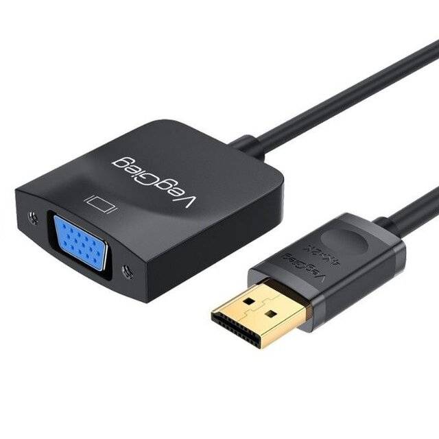 VegGieg V-Z615 DP to VGA (0.15m) Converter