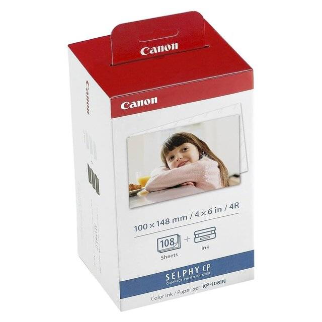 Canon KP108IN Red 100×148mm / 4×6" / 4R Paper