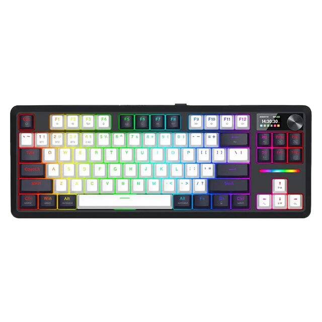 Redragon K746WB RGB Pro Wildslash LCD 3‑Mode Mechanical Keyboard