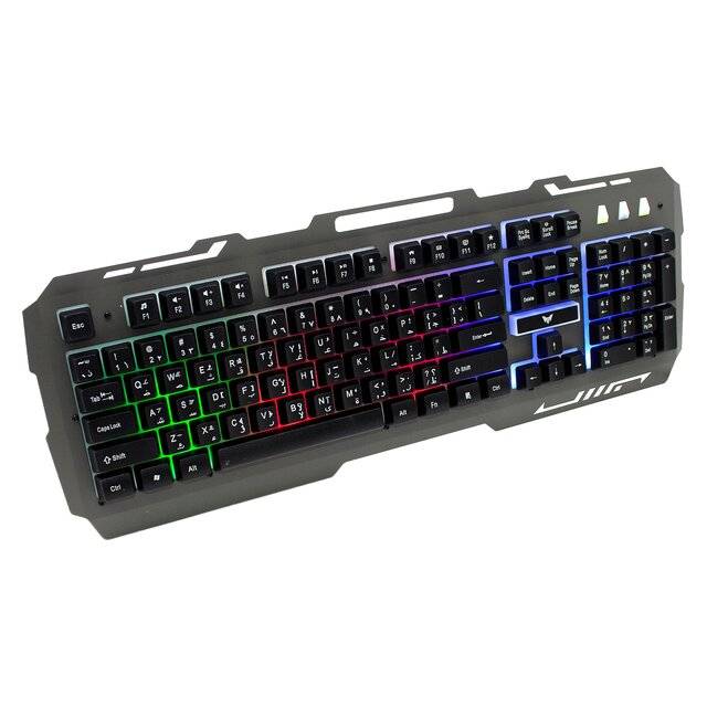 Crown CMGK-10 [AR-EN] RGB Wired Keyboard