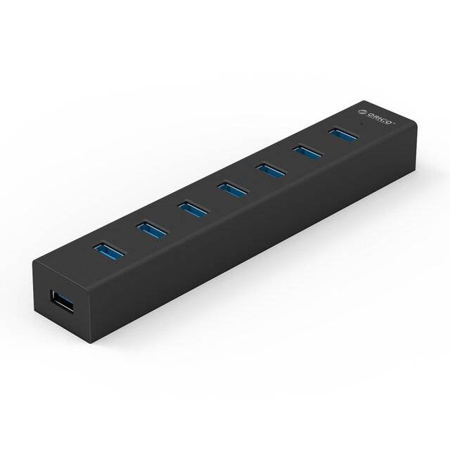 Orico 7-Port USB 3.0 Hub [H7013-U3-AD-BK-BP]