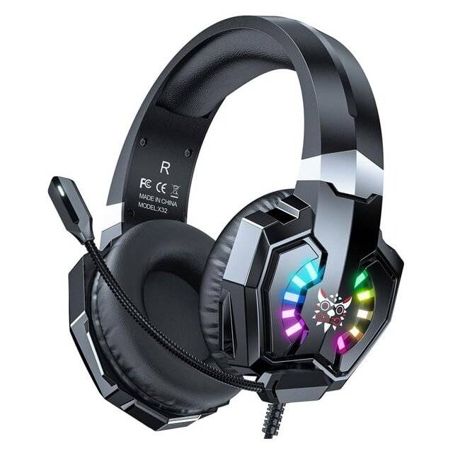 Onikuma X32 RGB Headset [3.5mm] (Black)