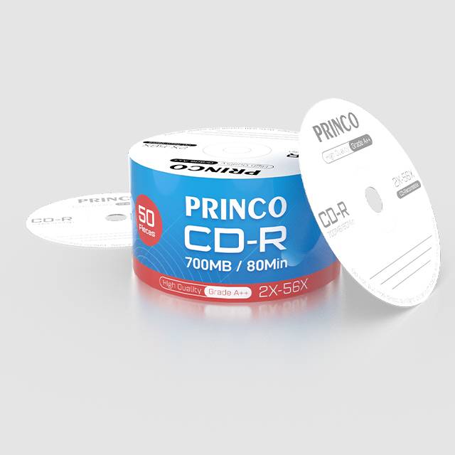 Princo Blank CD-R 700MB (50 pcs Pack) / [2X-56X]