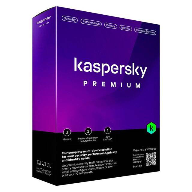 Kaspersky Premium - 3 Devices / 1 Year (Box)