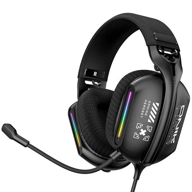 Onikuma X12 RGB [USB+3.5mm] Headphone (Black)