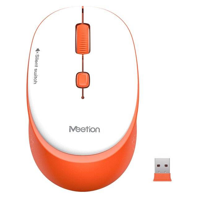 Meetion R571 Wireless [2.4G] Mouse (Orange)