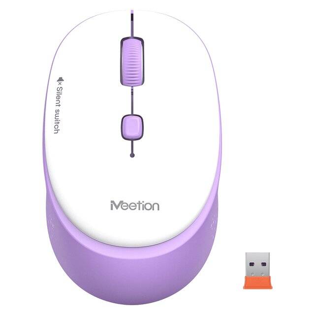 Meetion R571 Wireless  [2.4G] Mouse (Purple)