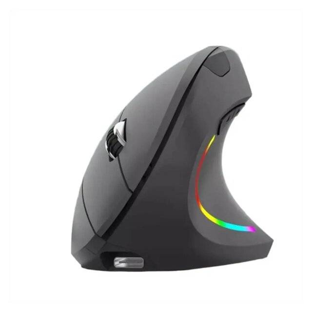 Jertech JR322 Vertical Wireless [BT/2.4G] Mouse (Black)