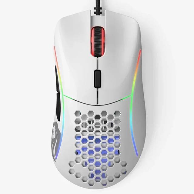 Glorious D Gaming Mouse (Glossy White)
