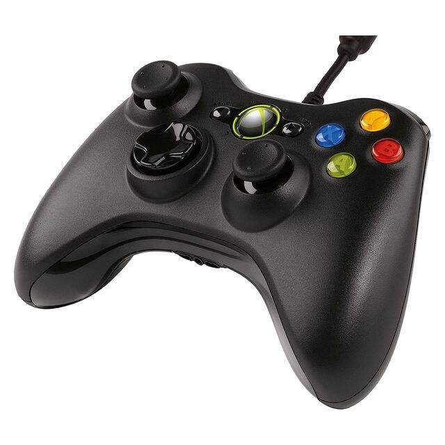 Xbox 360 Wired Controller (Black)